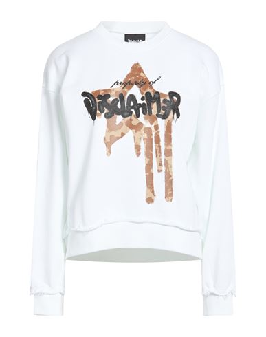 Woman Sweatshirt White Size M Cotton