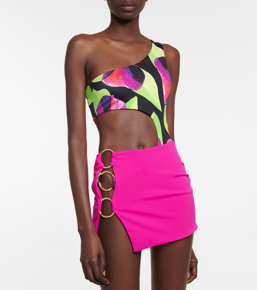 Exclusive to Mytheresa - Ring-detail cutout miniskirt