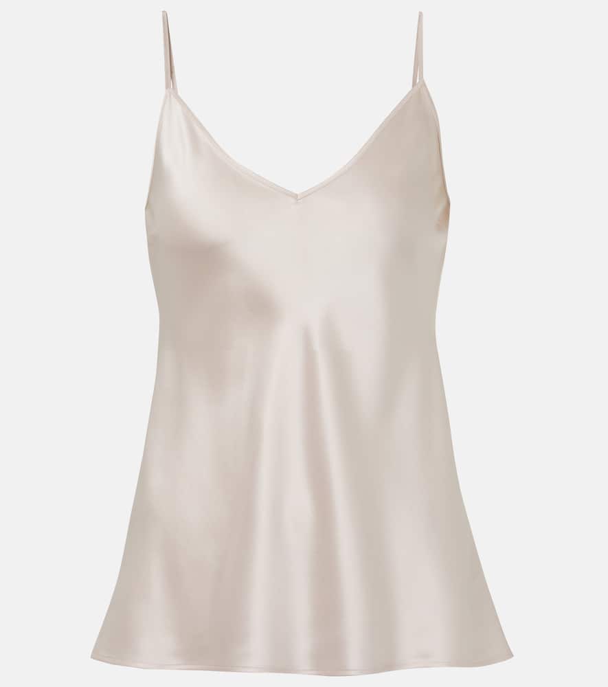 Clea silk tank top