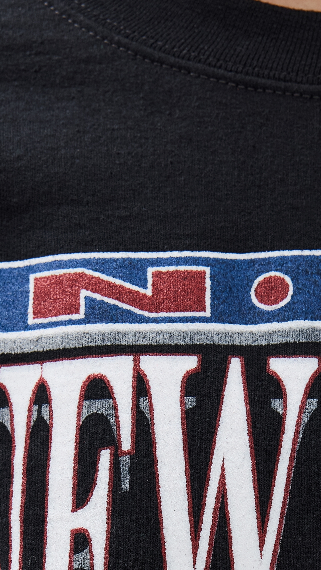 Giants Helmet Fleamarket Crew Sweatshirt Black