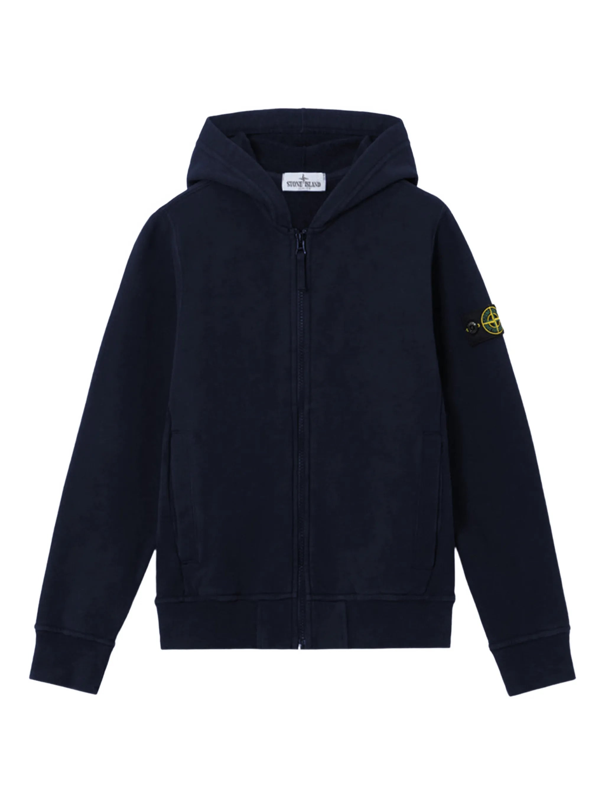 Mini Standing Hand Pockets Sweater with Zip Fastening
