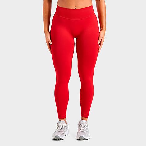 Women's Enhance Seamless Leggings in Red