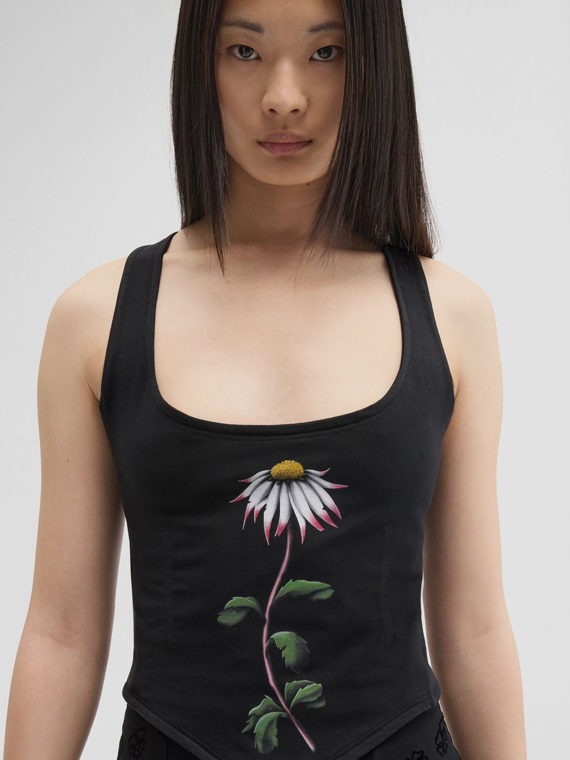 Top Woman color Black