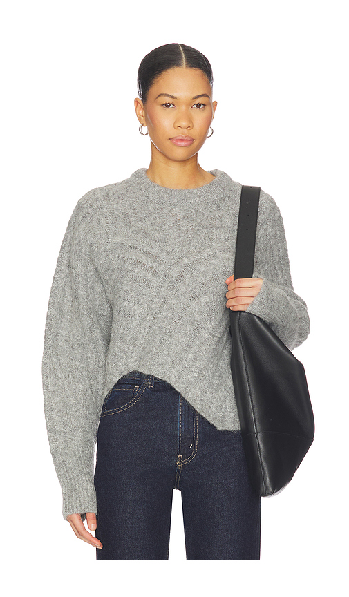 Miaou Clarke Crew Pullover in Sand. S also in XS