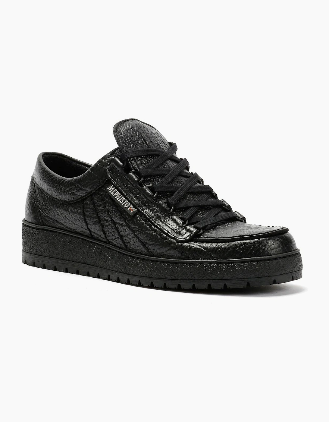 Men's Mephisto Rainbow Mamouth 714 Leather Men's Black Shoe