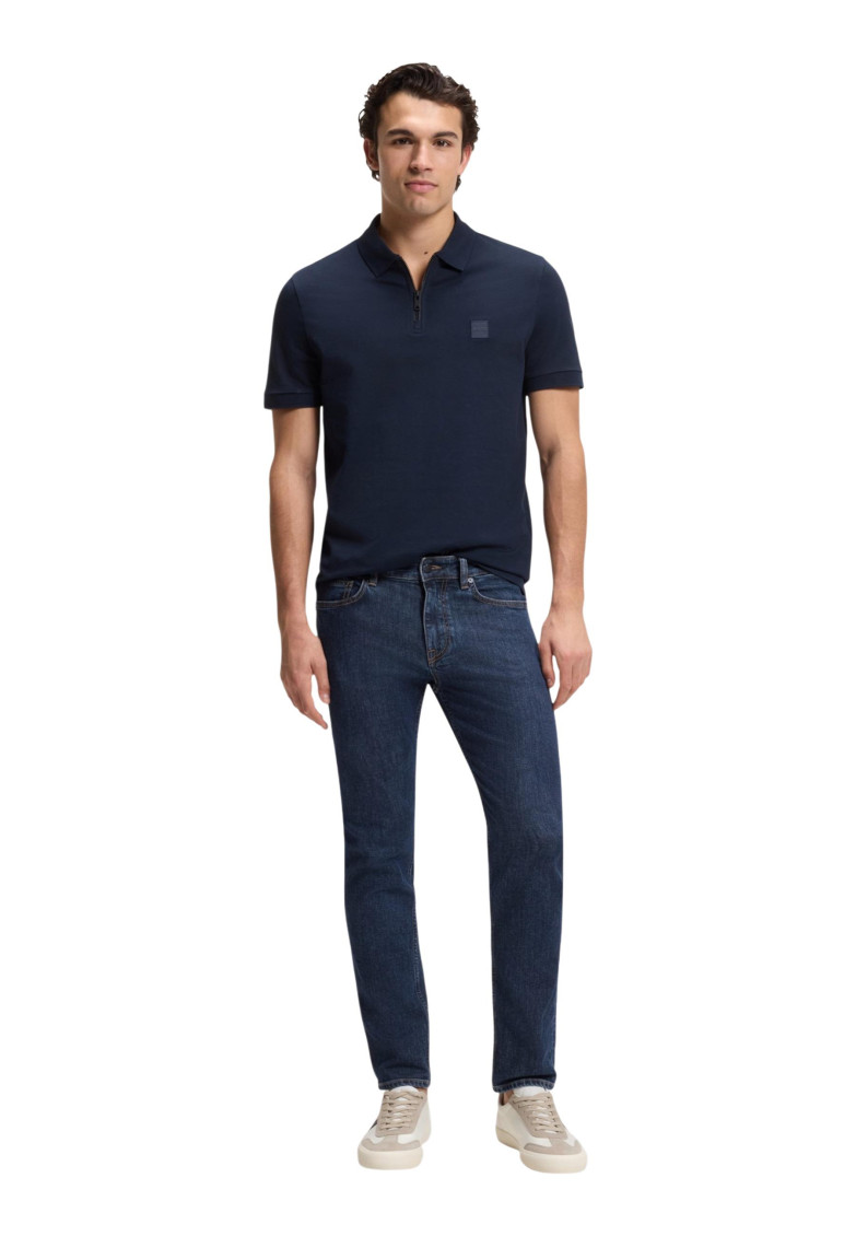 Dark Navy Mid Rise Jeans