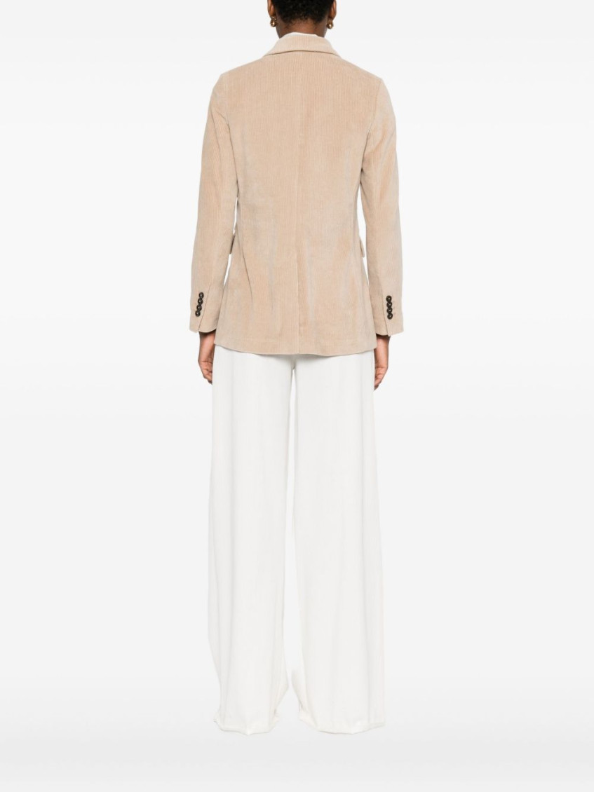 Cotton Double-Breasted Jacket