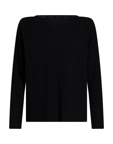 Woman Sweater Black Size M Virgin Wool