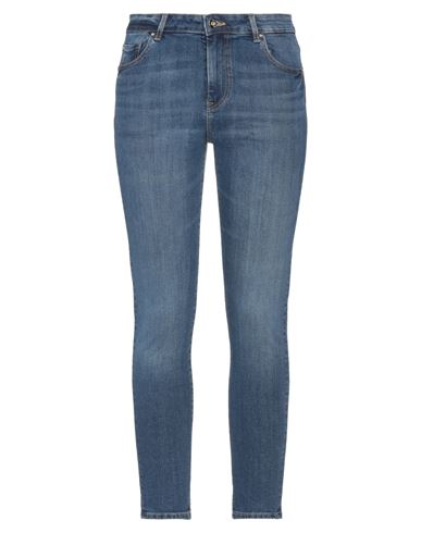 Woman Jeans Blue Size 25 Cotton, Elastane
