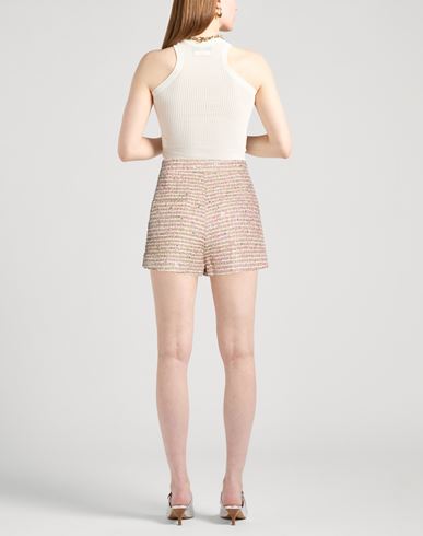 Woman Shorts & Bermuda Shorts Fuchsia Size 10 Viscose, Silk