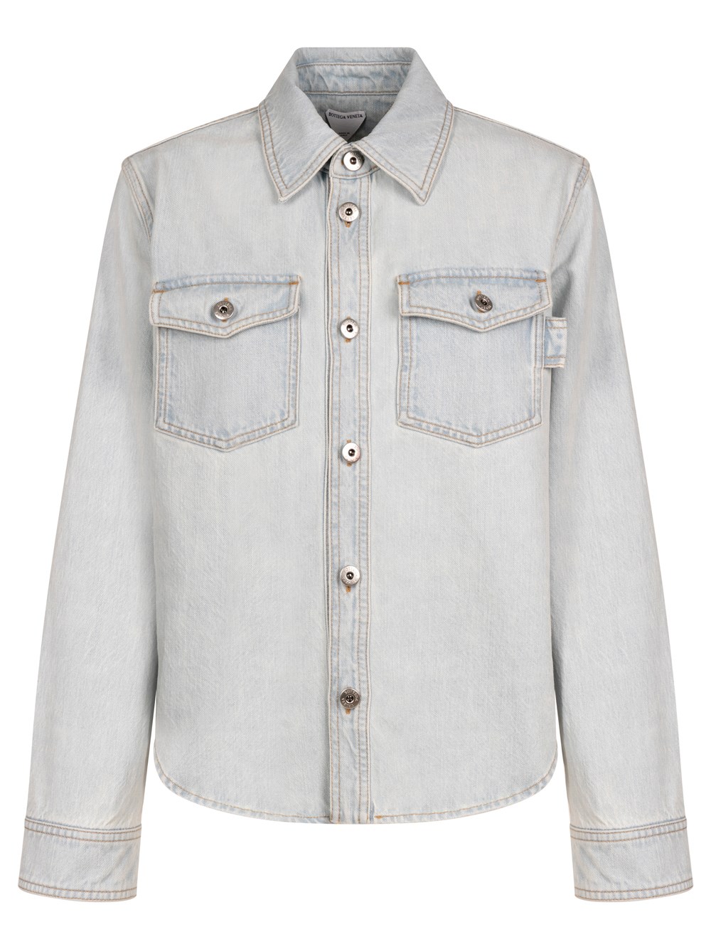 Extra Bleached Dirty Denim Shirt