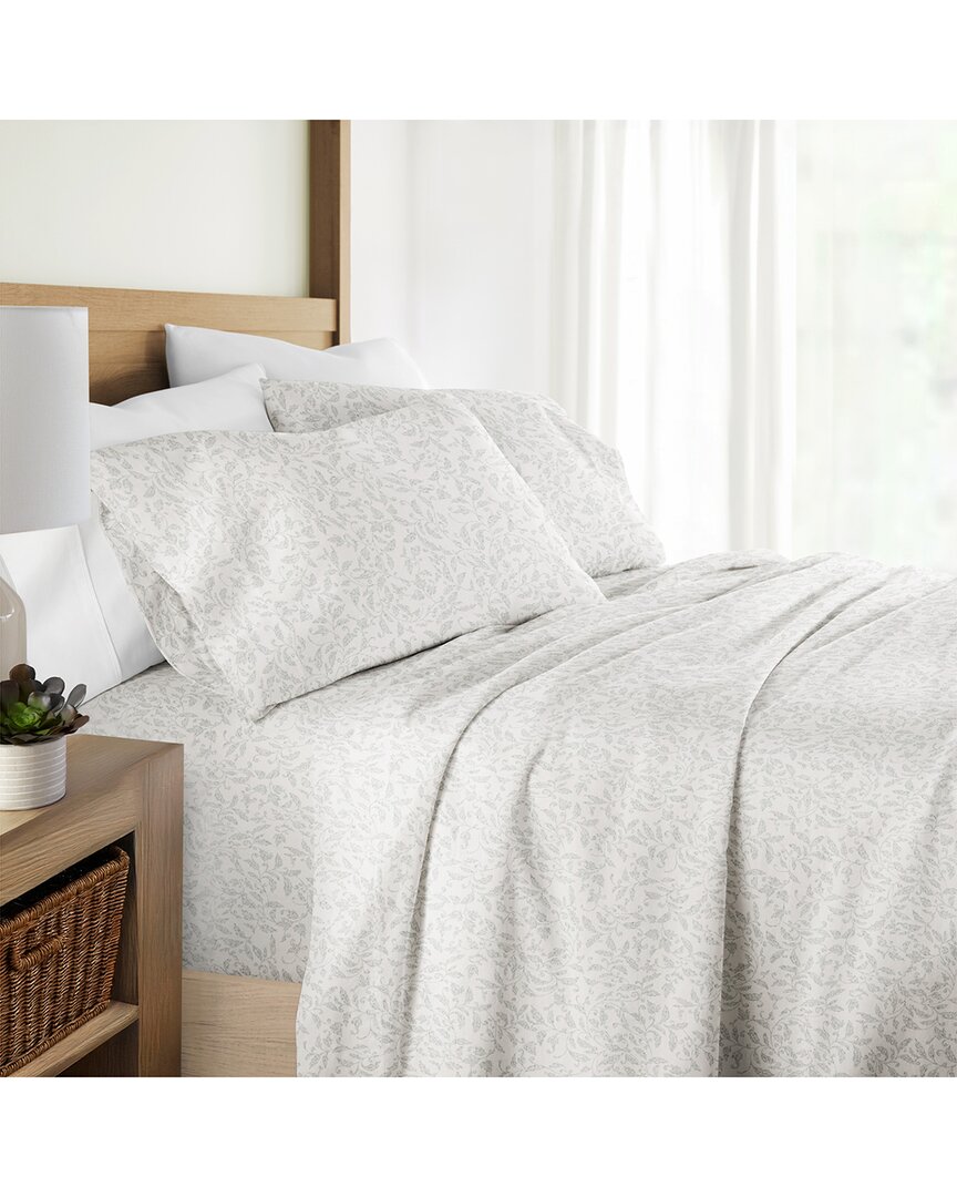 300 Thread Count 4Pc Cotton Pattern Sheet Set