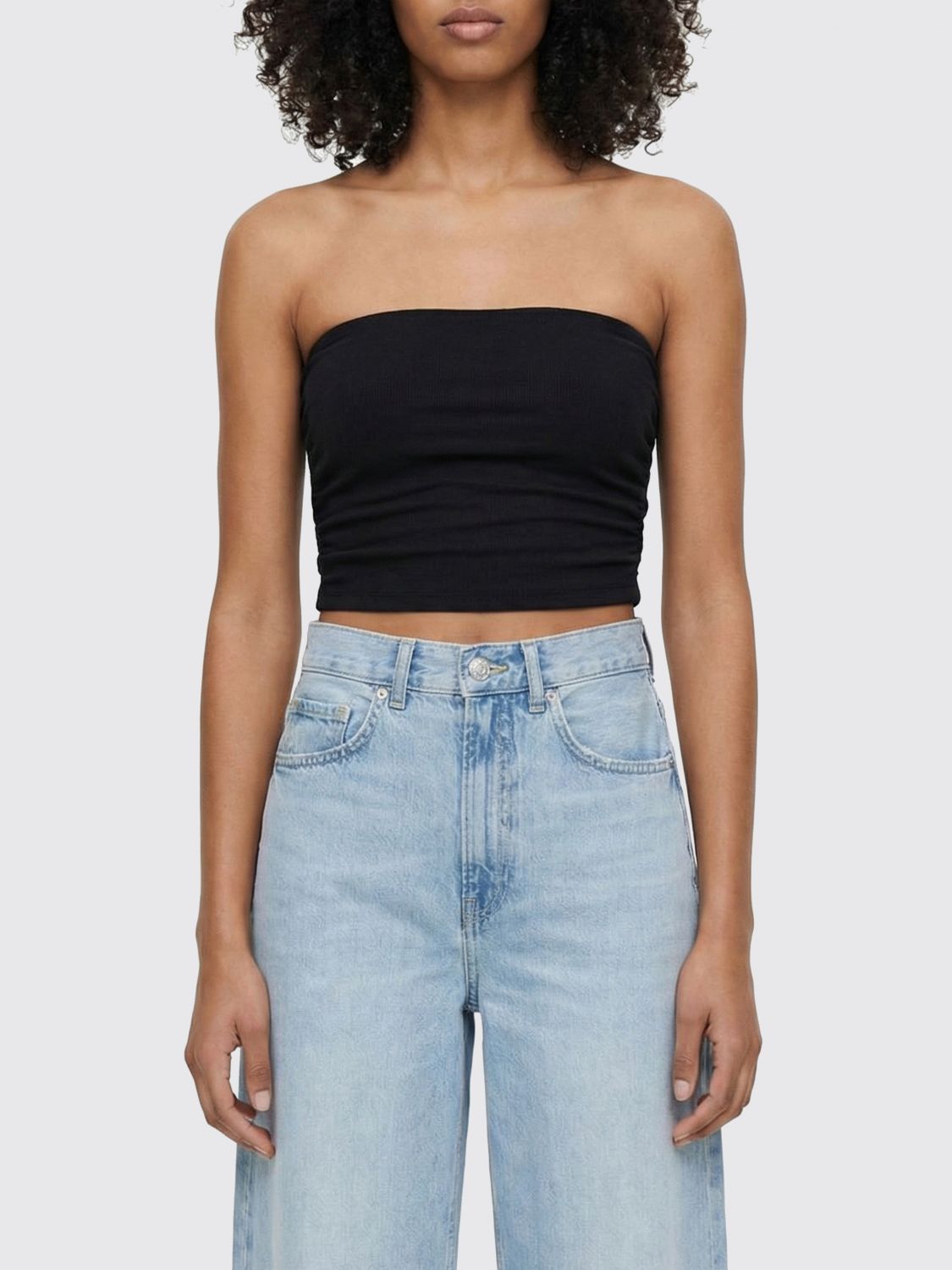 Top Woman color Black