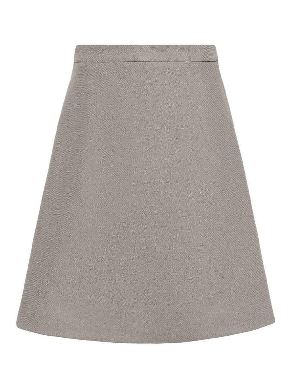 Knitted midi skirt