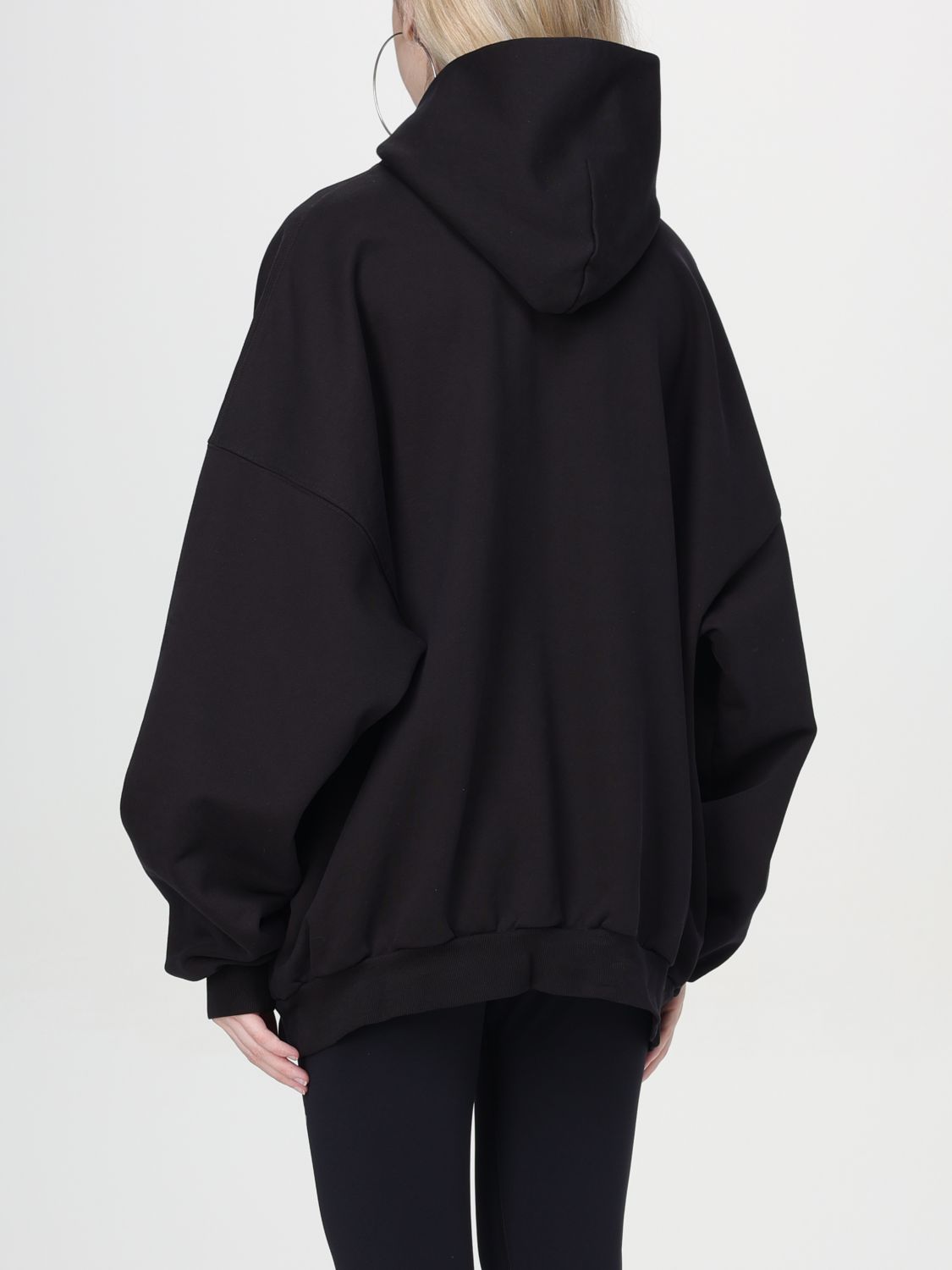 Sweatshirt Woman color Black