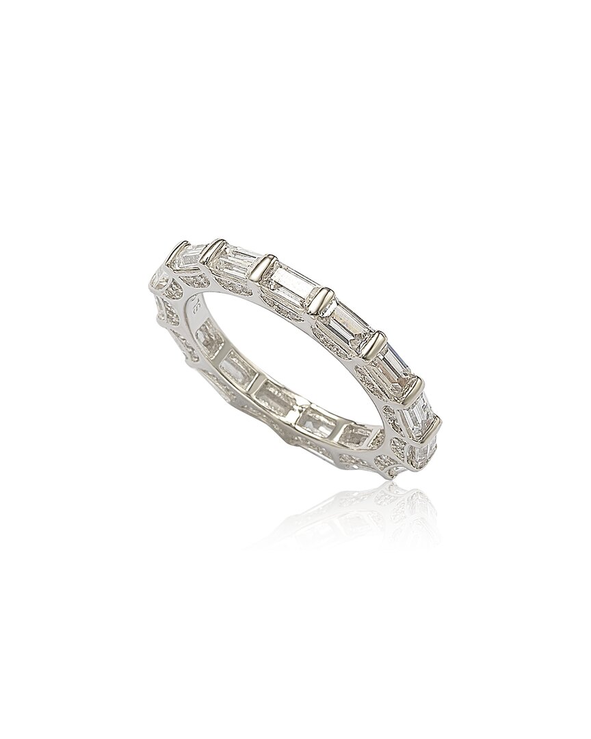 Silver Cz Eternity Ring