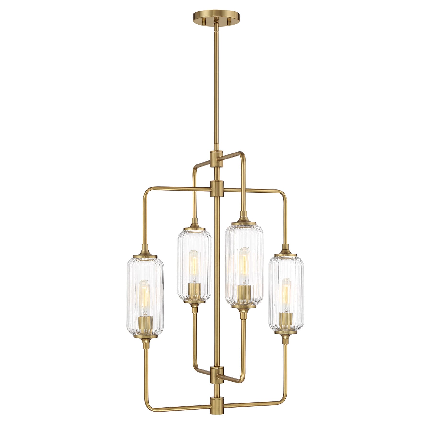 Holton 4-Light Chandelier in Warm Bra