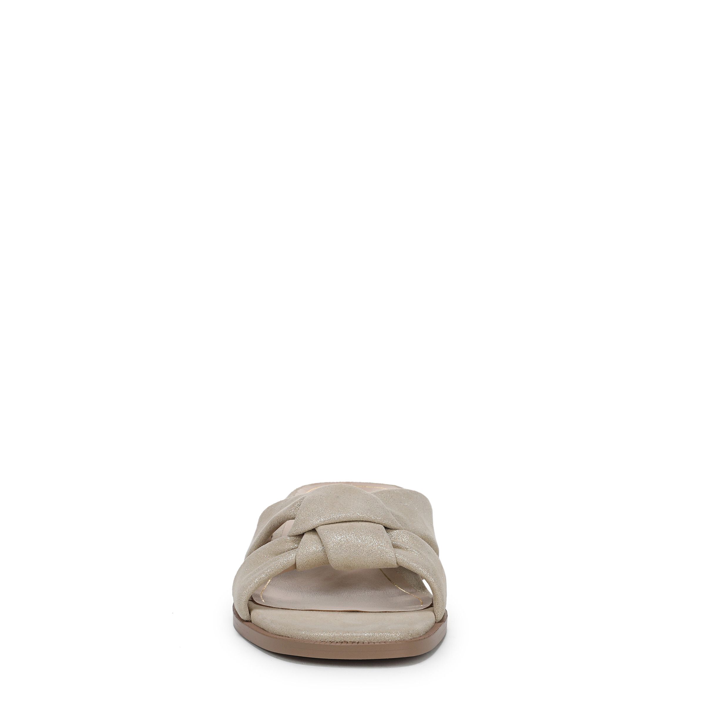 Vionic Mabel Slide Sandals In Metallic Gold