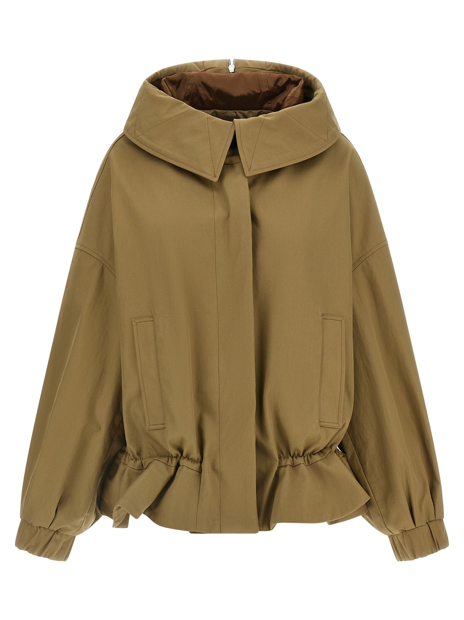 Cotton Canvas Jacket — Beige