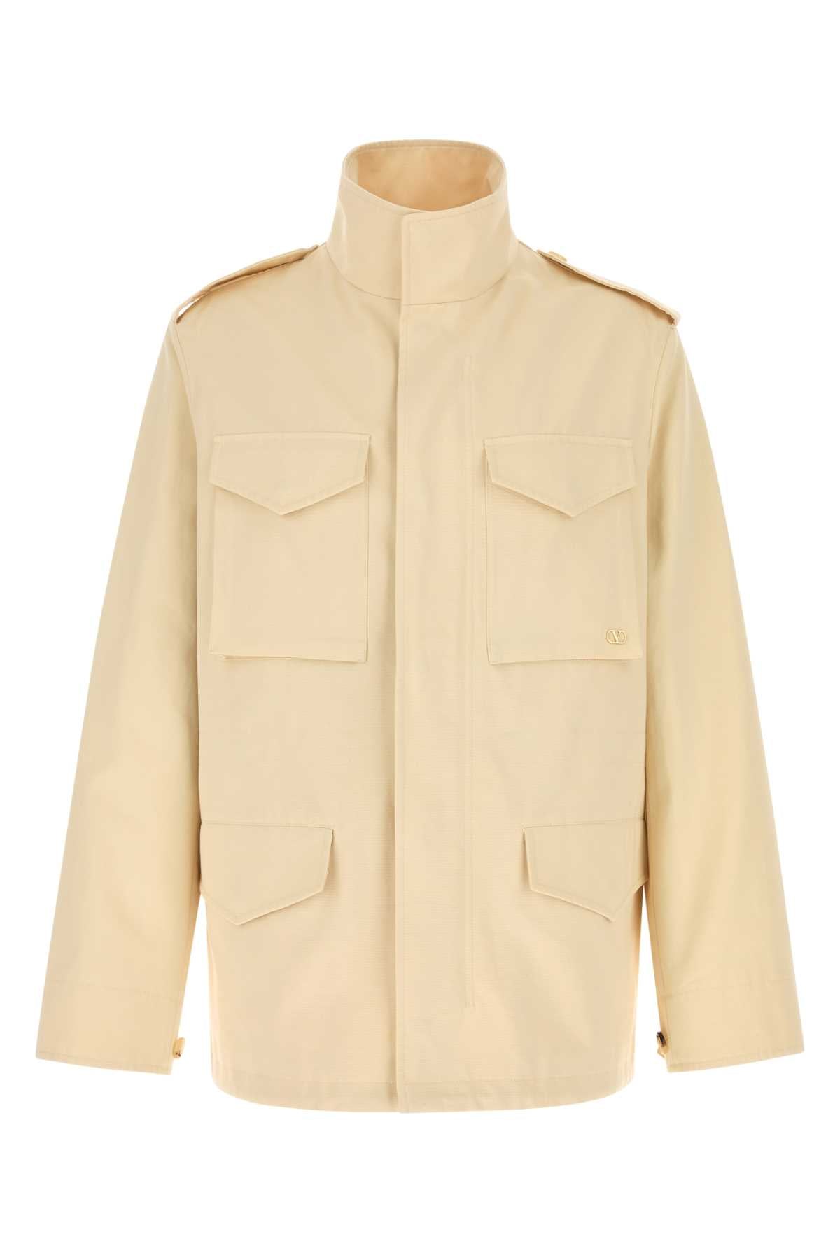 Caban Coat — Beige