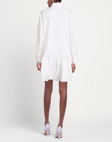 Woman Mini dress White Size 4 Cotton