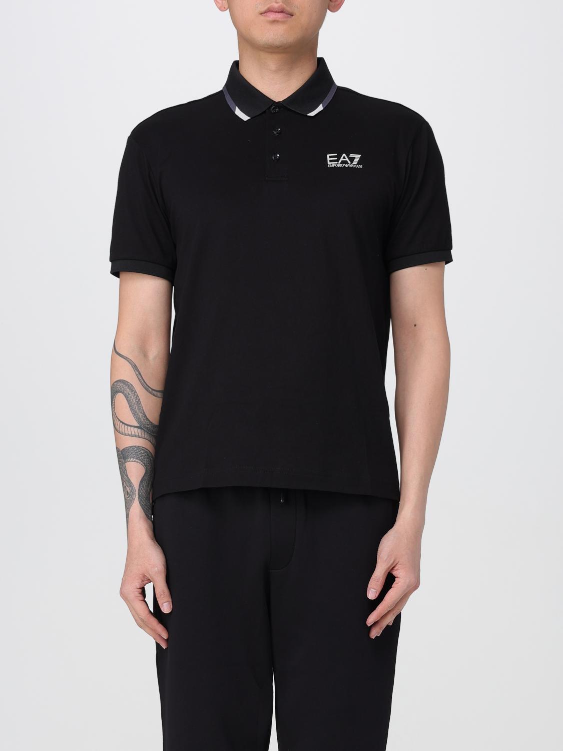 Polo Shirt EA7 Men color Black