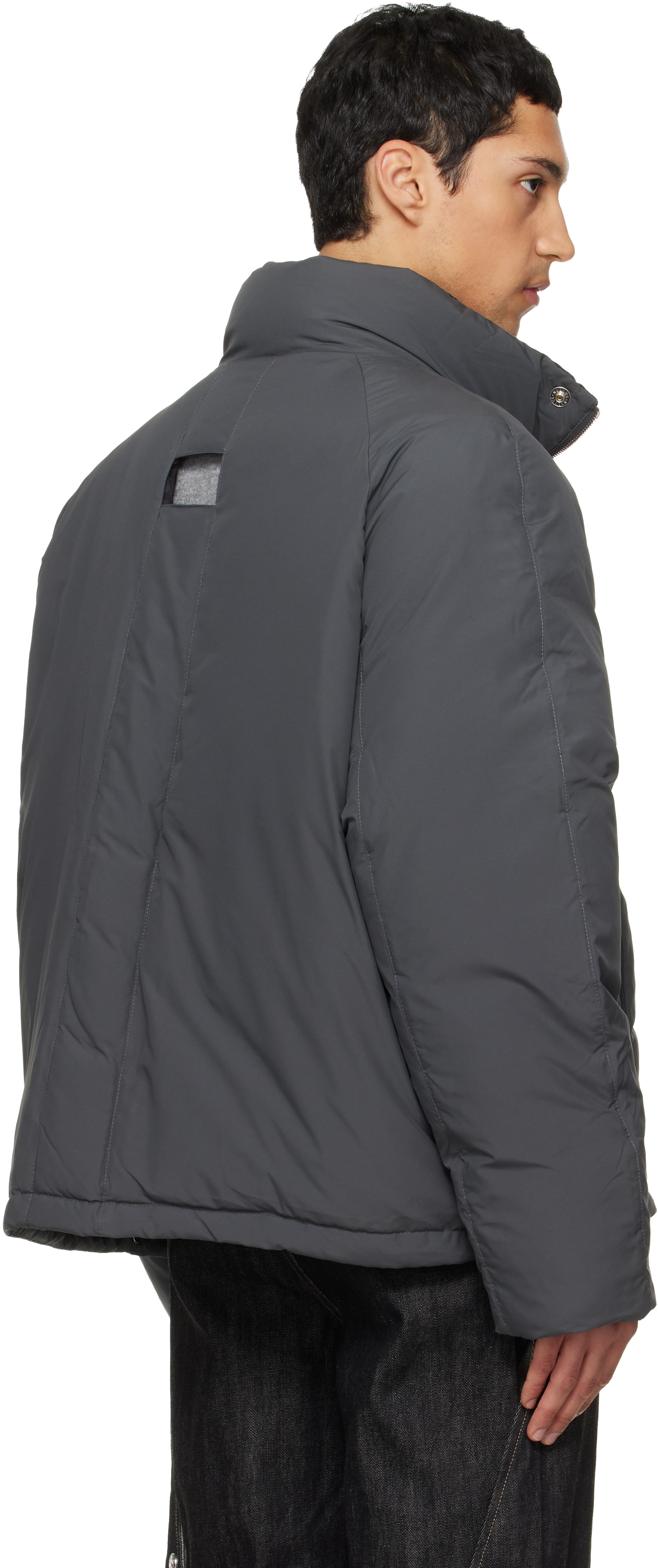 Gray 8 Pocket Down Jacket