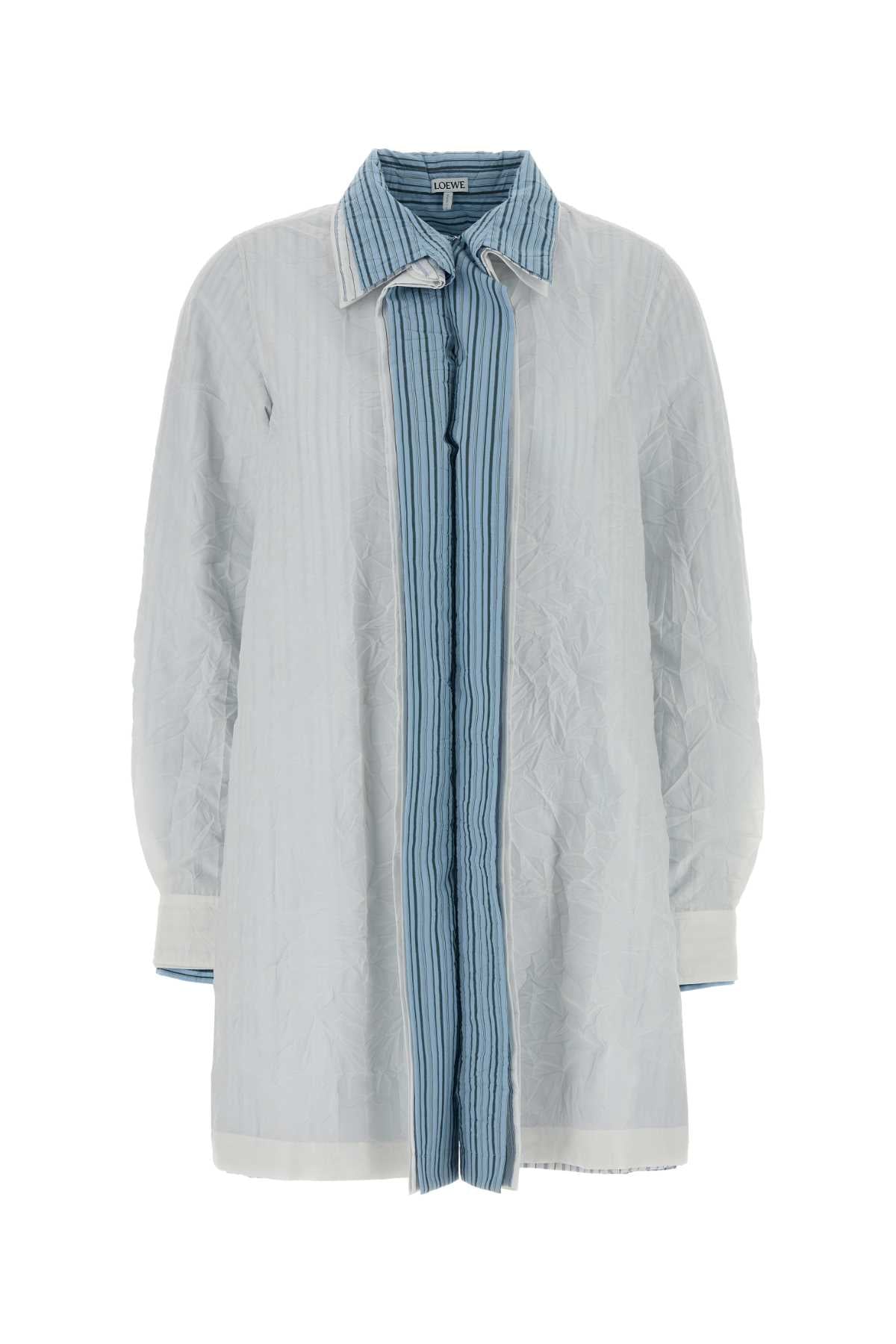 Quilted Cotton Blend Dress — White