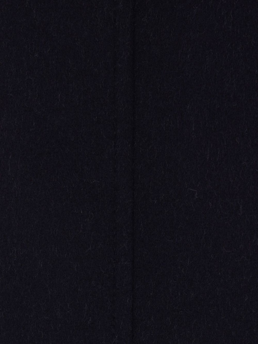 Double-breasted wool coat - Blue