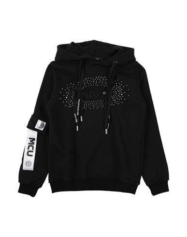 M. c.u. Marco Cassese Union Kid Girl Sweatshirt Black Size 14 Cotton