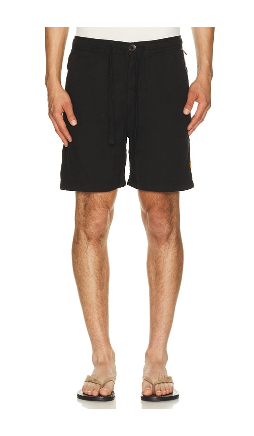 Critical Slide Cruiser Linen Walkshort in Black. 30. Also