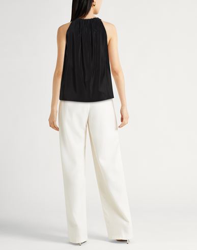 Woman Top Black Size 6 Silk