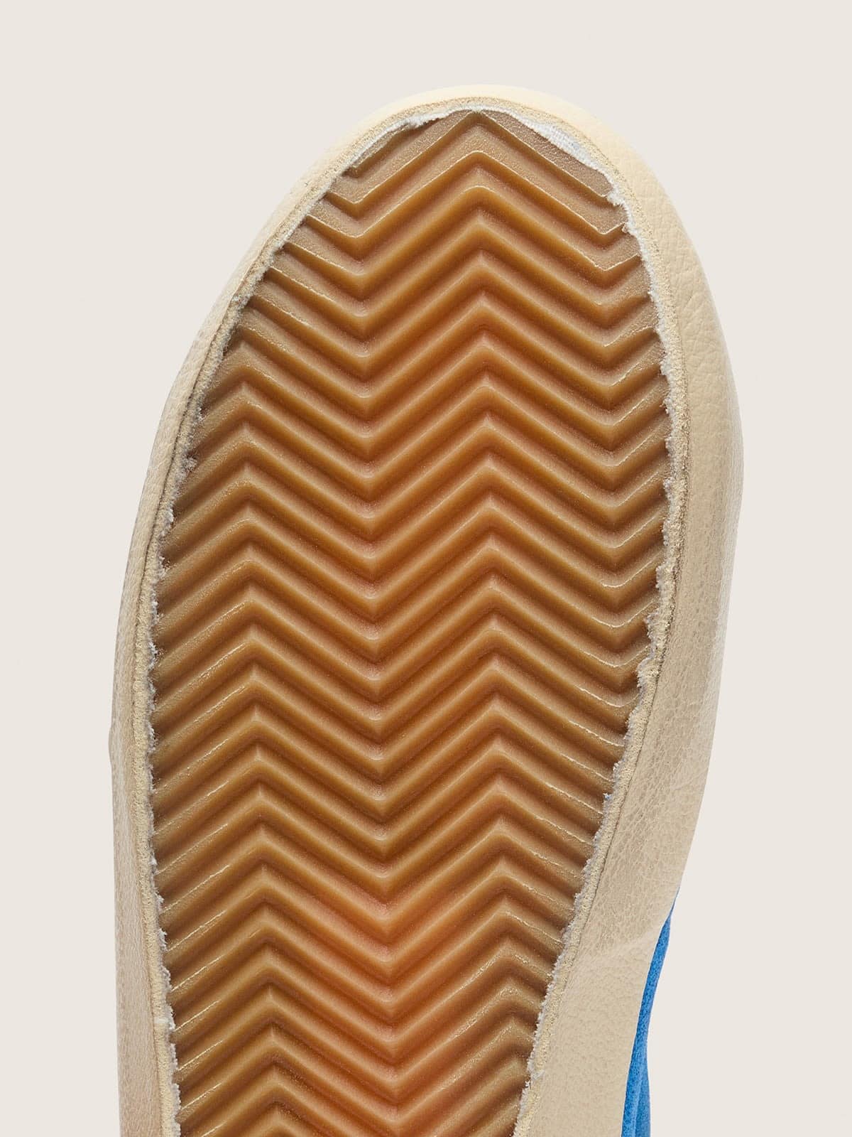 Golden Goose - Junior Super-star In Bright Blue Suede With White Leather Star