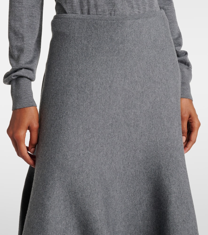 Odil knitted wool-blend midi skirt