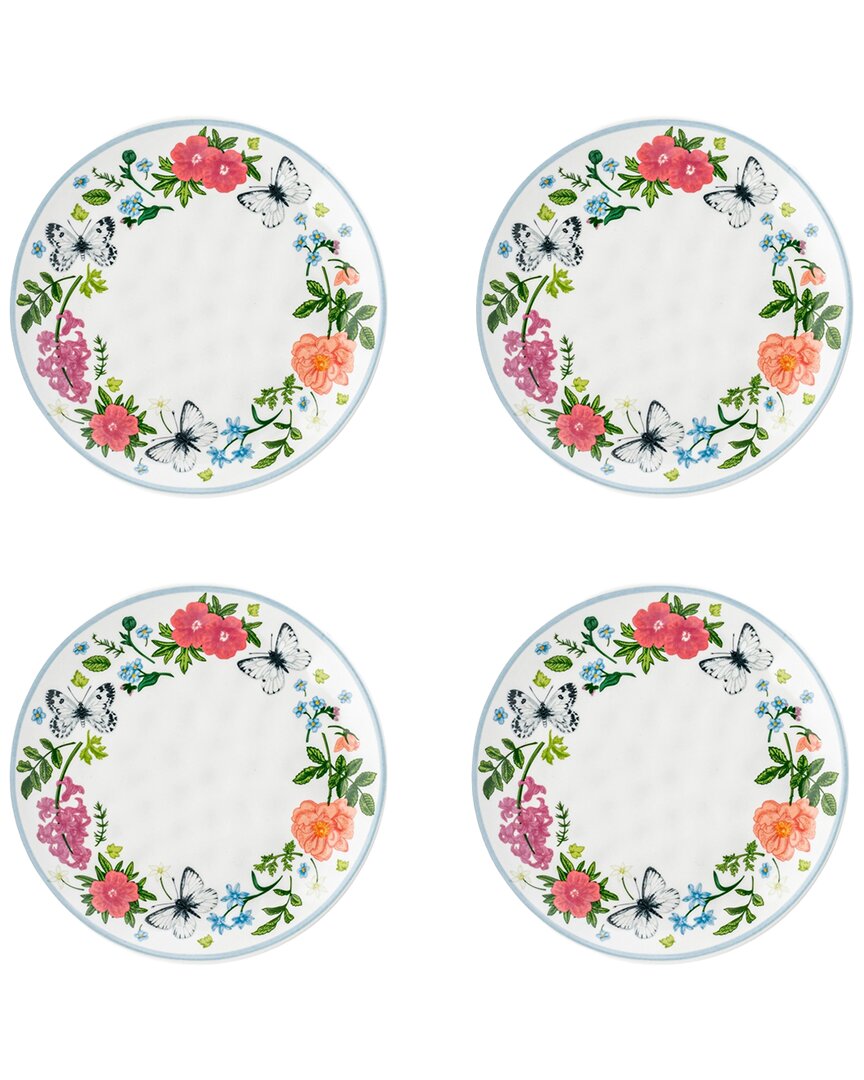 Set Of 4 Bella Appetizer Plates
