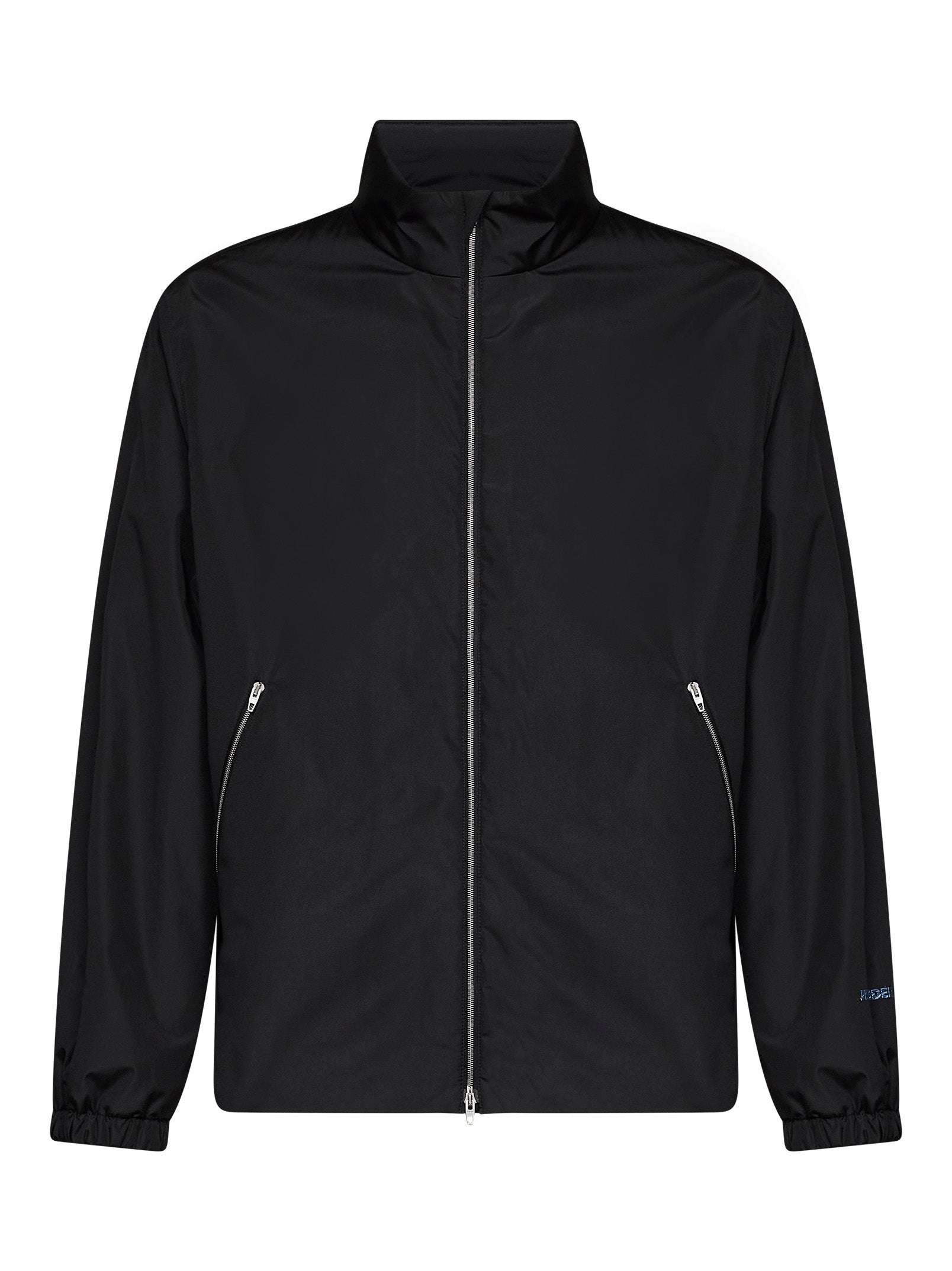 Padded Nylon Taffeta Jacket — Black
