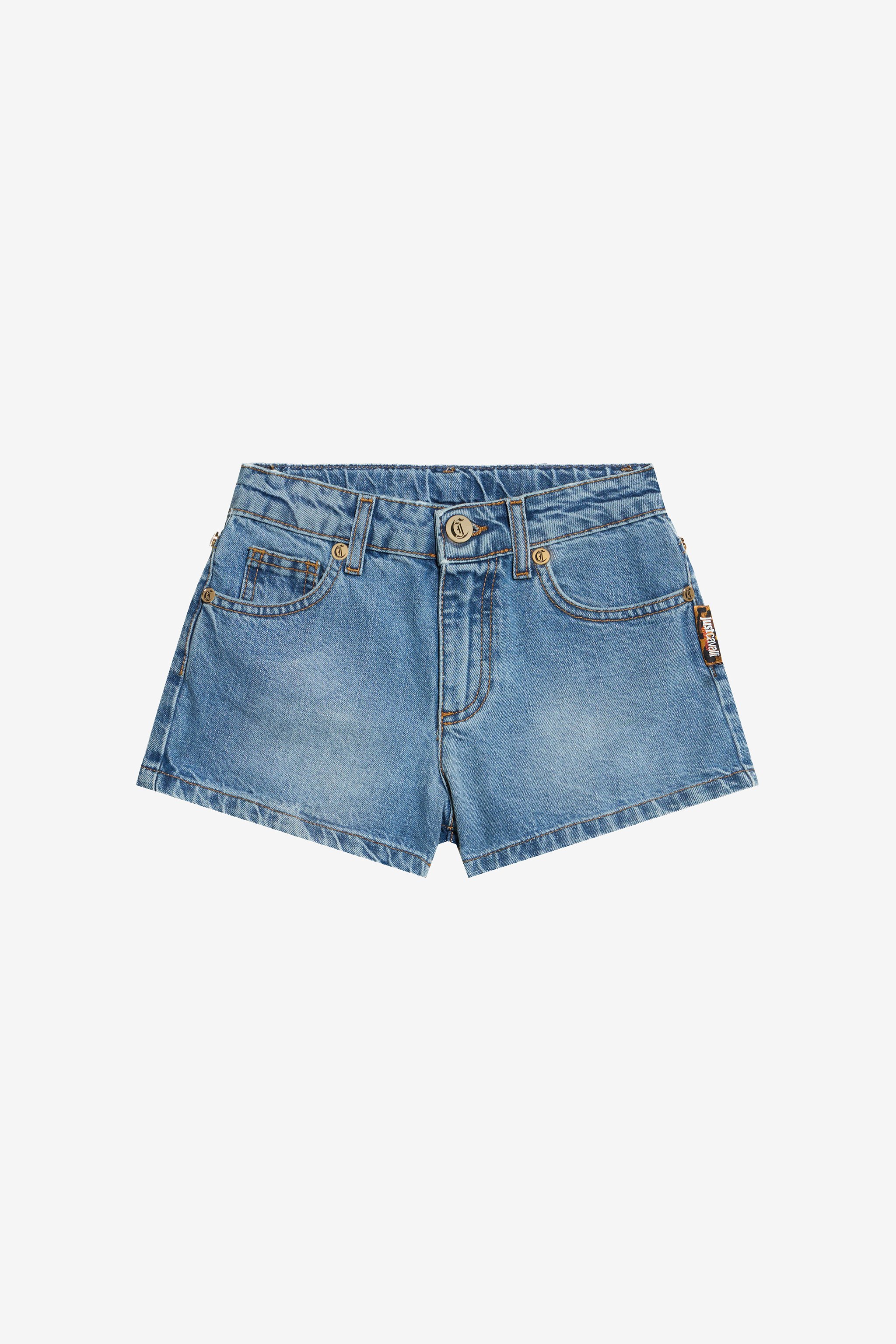 Light Blue Denim Shorts