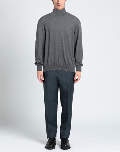 Man Turtleneck Lead Size 46 Virgin Wool
