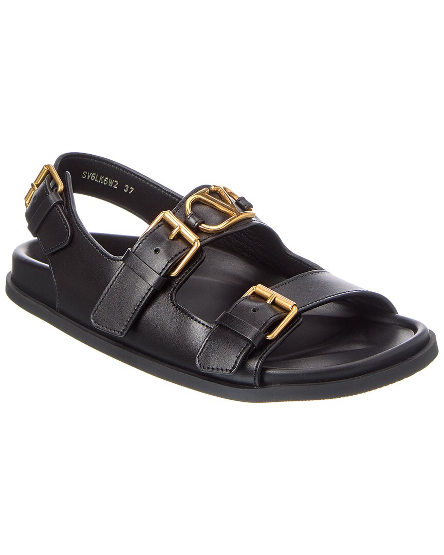 Valentino VLogo Leather Sandal