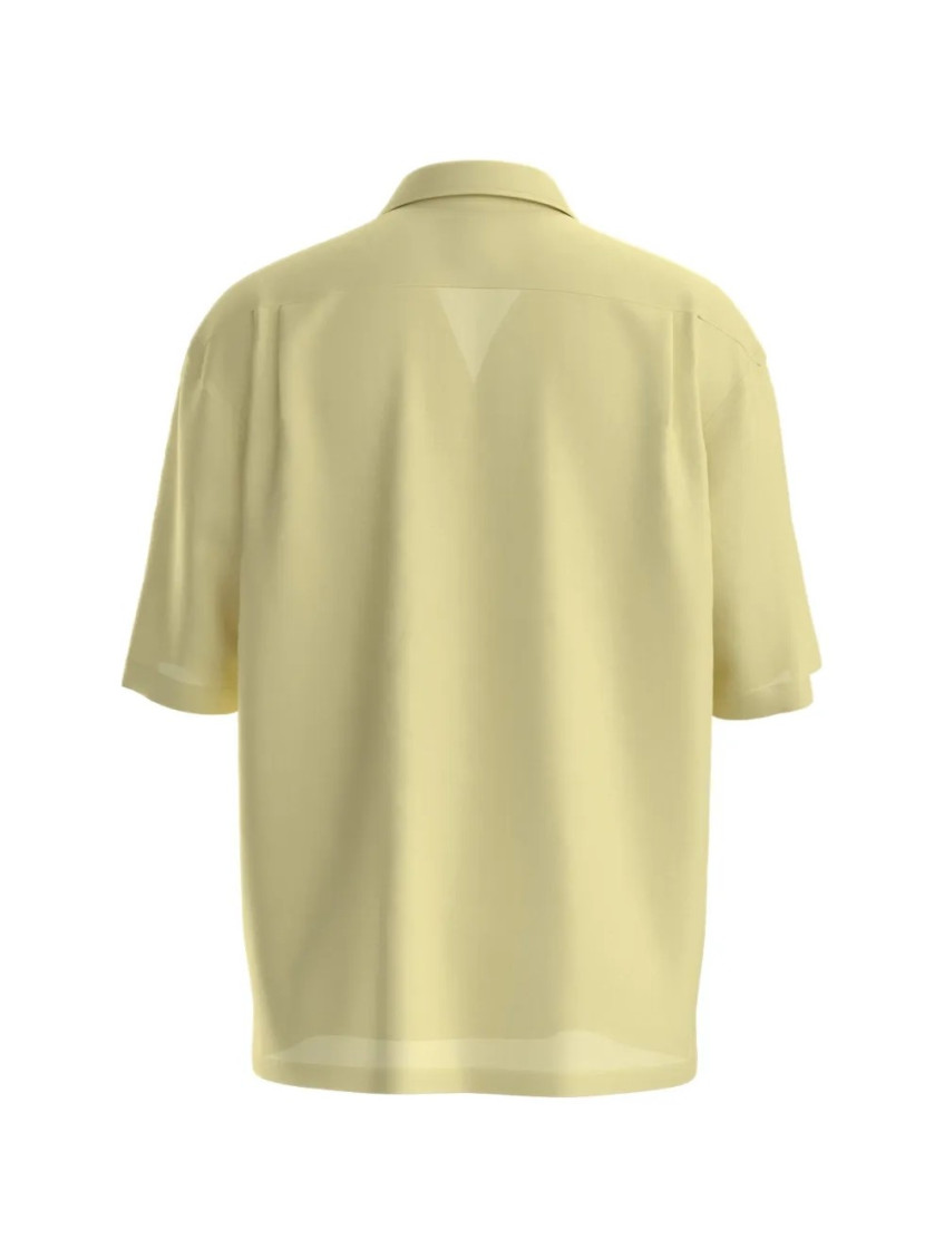 Beige Relaxed Solid Shirt