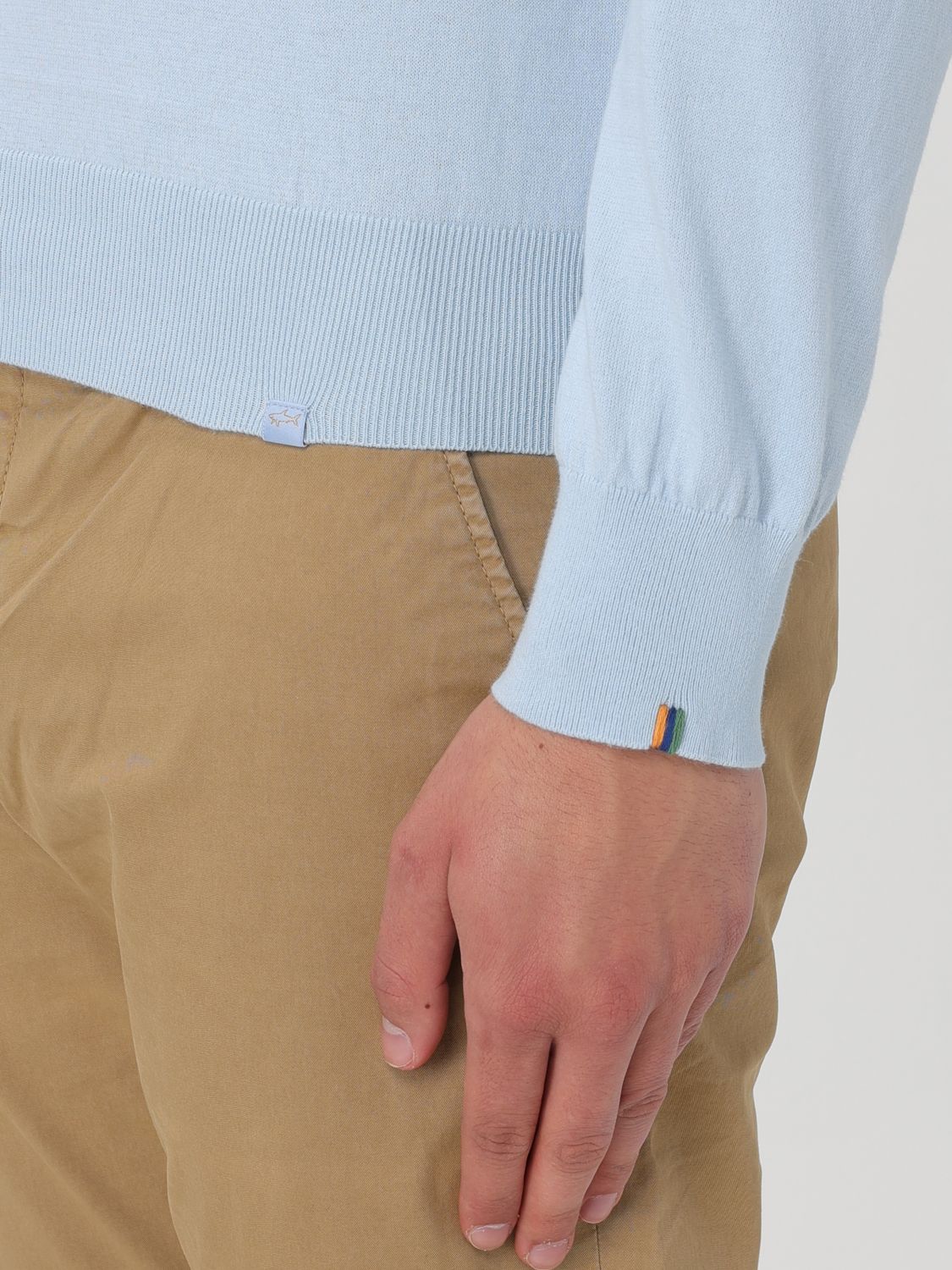 Sweater Men color Gnawed Blue