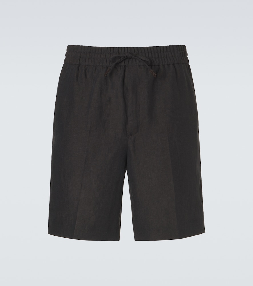 Linen Bermuda shorts