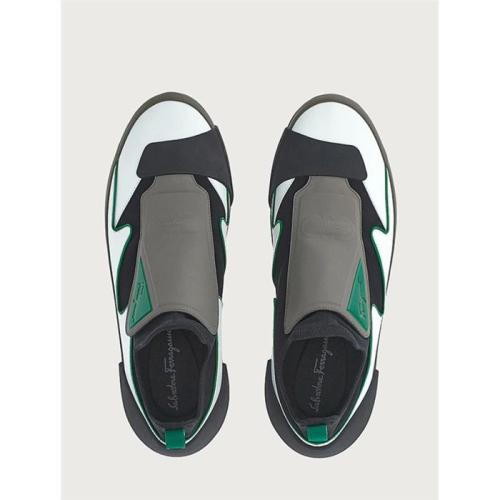 Colourblock slip-on sneakers - Black