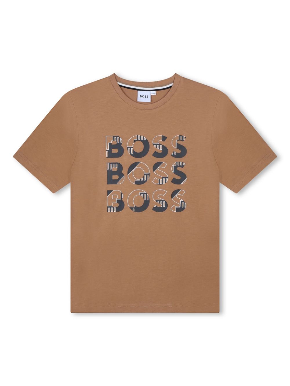 Logo-print cotton T-shirt - Neutrals