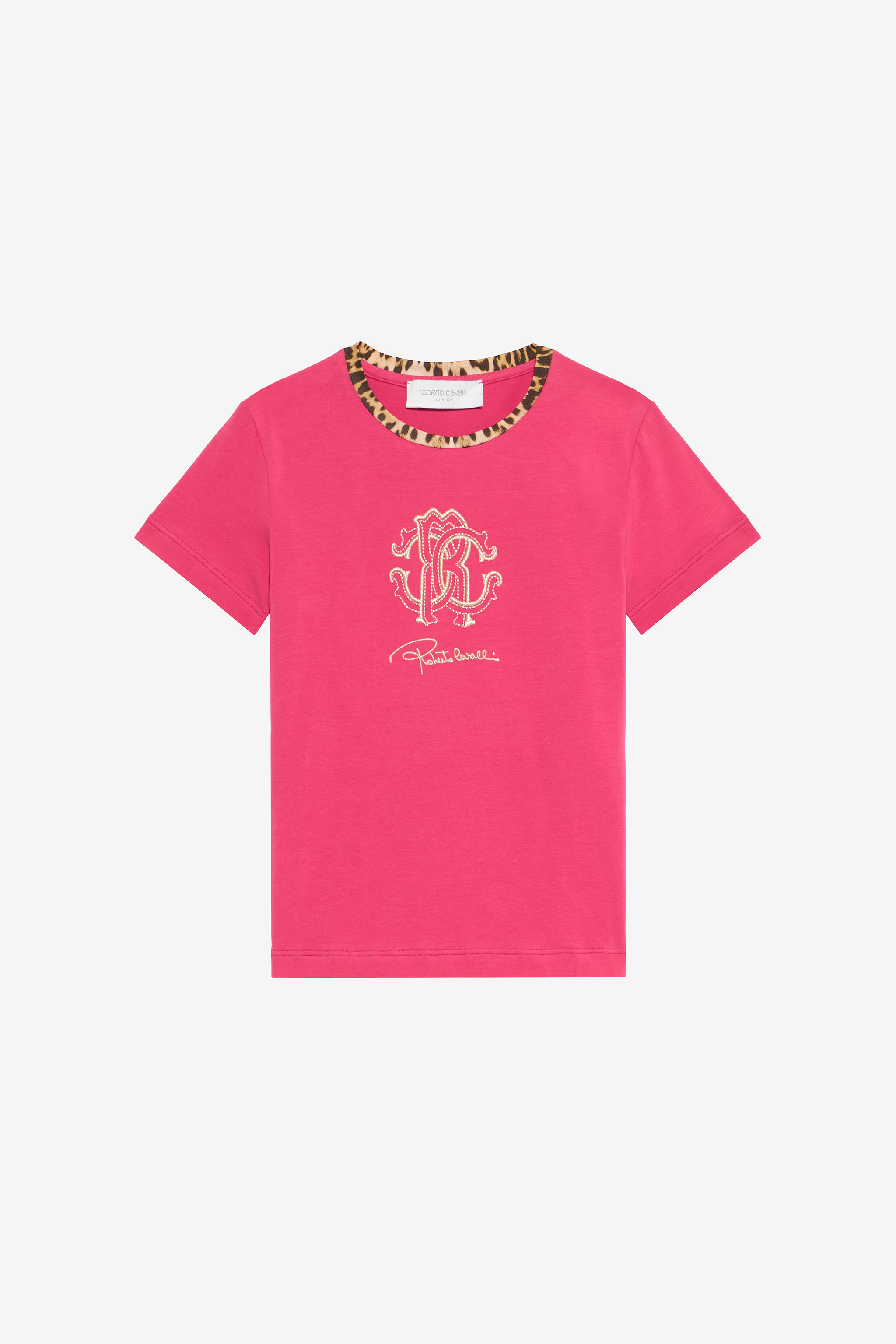 Bougainvillea Fuchsia T-shirt With Rc Monogram