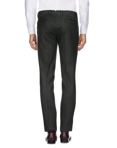 Man Pants Dark green Size 40 Wool
