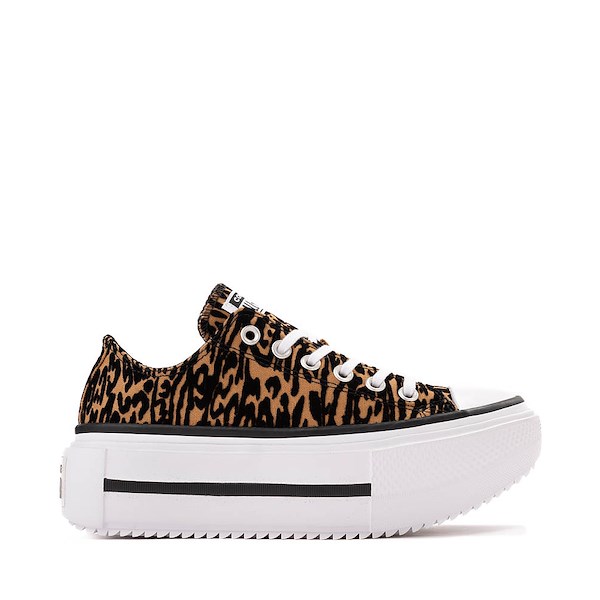 Converse Chuck Taylor All Star Lift Double Stack Low-Top Sneaker - Leopard
