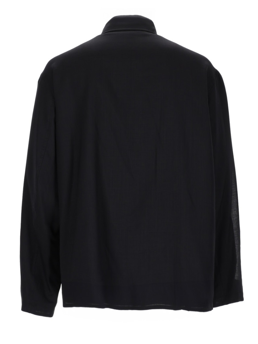Our Legacy - collared coat front pocket buttoned cuff
