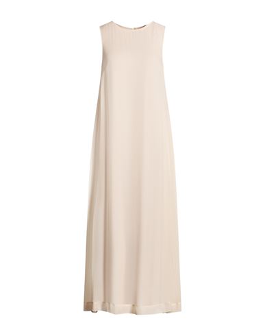 Woman Maxi dress Beige Size 2 Viscose