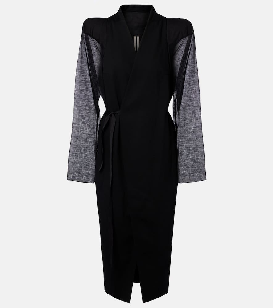 Cyclops wool wrap coat